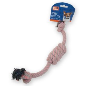 Pink/Grey rope toy