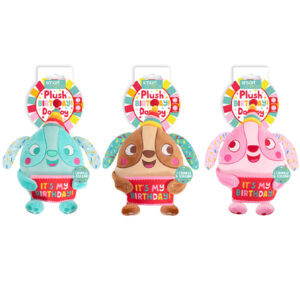 Squeaky Plush Birthday Pal Dog Toy 26cm