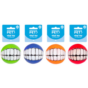 Vinyl Squeaky Smile Ball